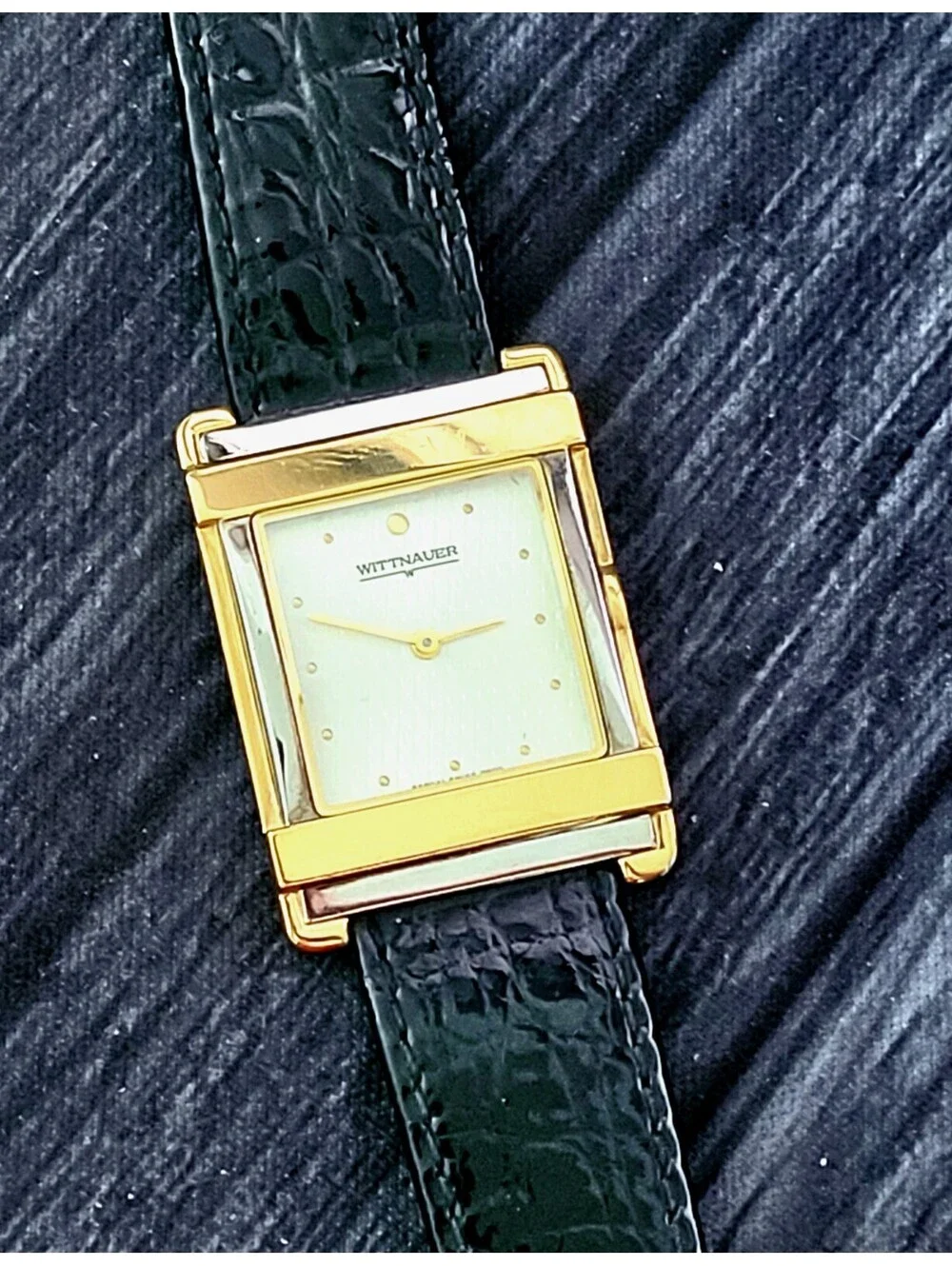 Rare‎ Avant Garde Wittnauer Manhattan Swiss Mens Tank Watch